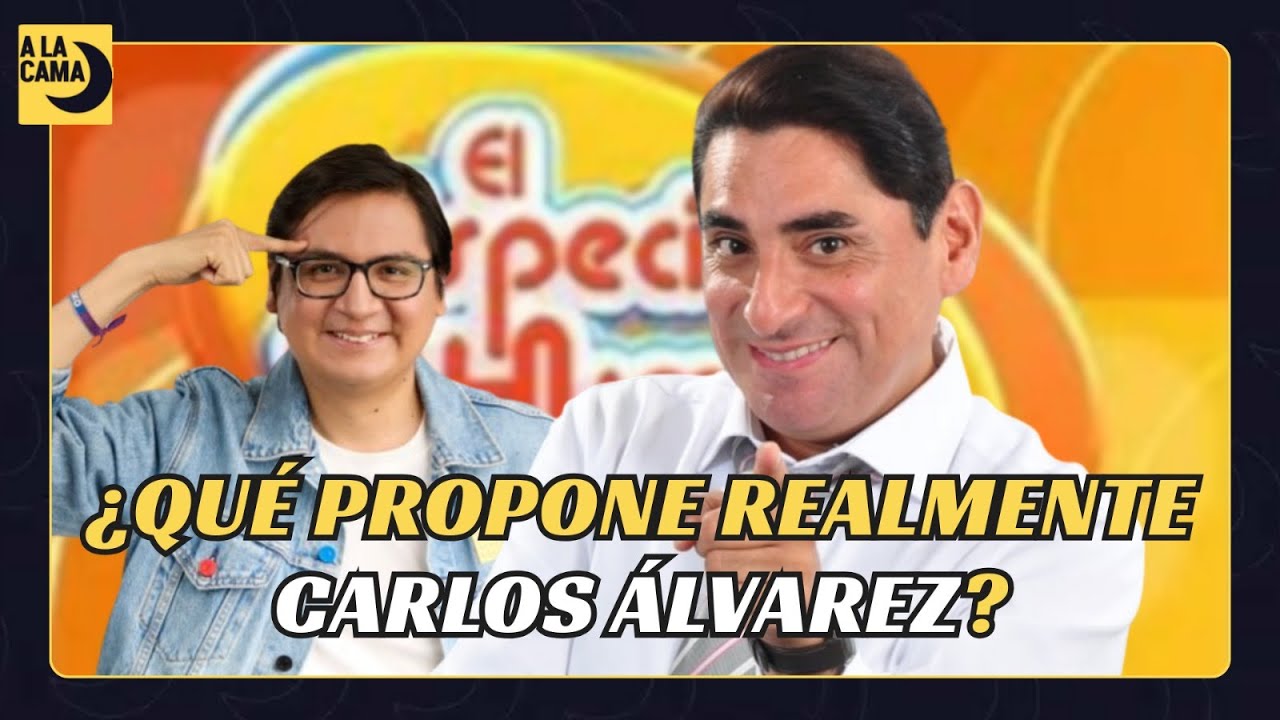 ¿Qué propone realmente Carlos Álvarez?